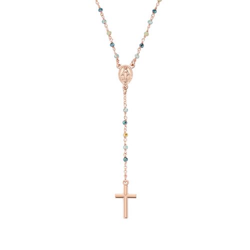 Collana Amen Donna Rosari in Argento Cristallo CRO10RVVV4 - CRO10RVVV4